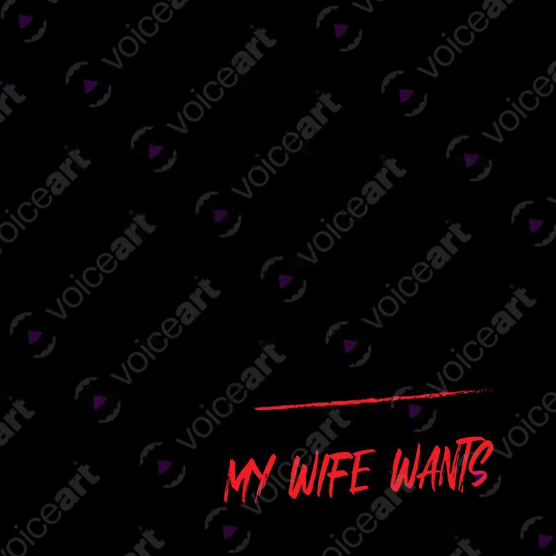 VOICEART White Watermark I Do What My Wife Wants Funny T-Shirt Premium Graphic Sarcastic Husband Jokes Humor Tee for Men