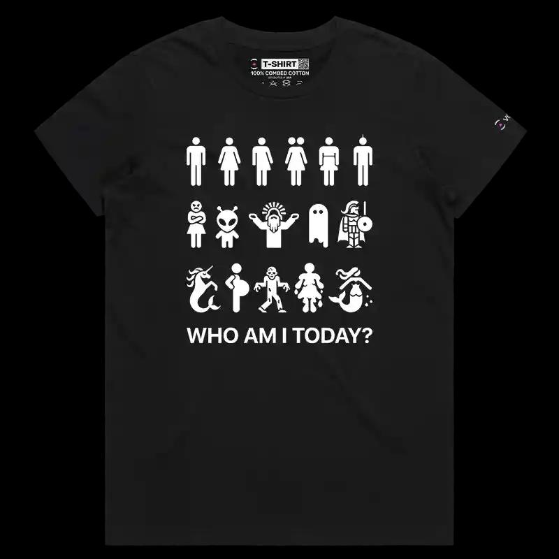 VOICEART Black Female Regular Confusing Bathroom Signs Social Issue T-Shirt Premium Graphic Funny Woke All Gender Tee