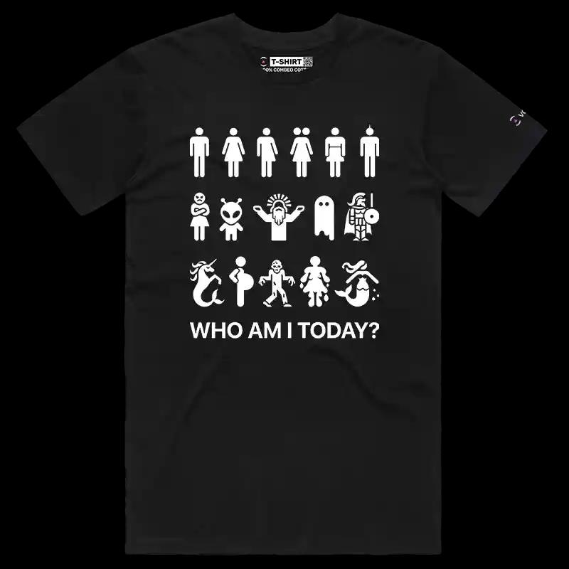 VOICEART Black Male Regular Confusing Bathroom Signs Social Issue T-Shirt Premium Graphic Funny Woke All Gender Tee