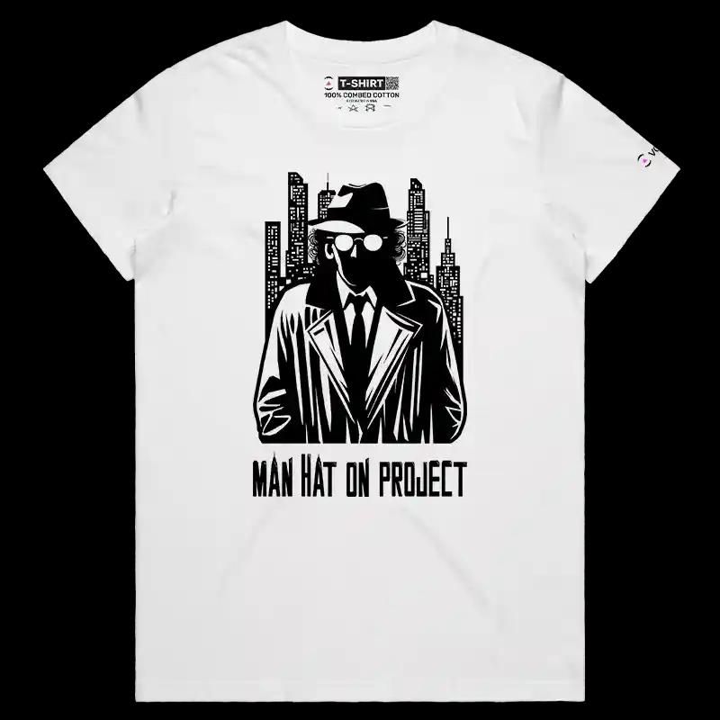 VOICEART White Female Regular Premium Graphics Nuclear Peace Initiative Tee for Men and Women