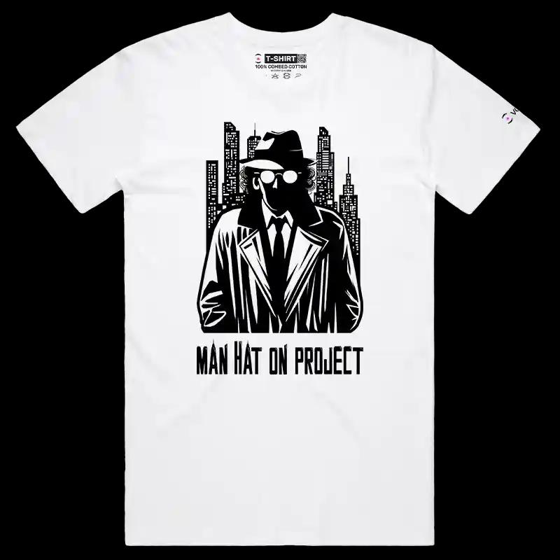 VOICEART White Male Regular Premium Graphics Nuclear Peace Initiative Tee for Men and Women