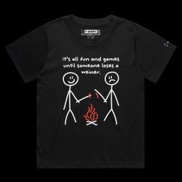 Don’t Burn Your Weiner_Female MARTINA Black