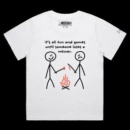 Don’t Burn Your Weiner_Female MARTINA White