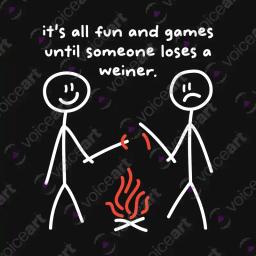 Don’t Burn Your Weiner_Watermark Black