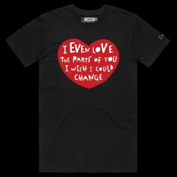 Love You Warts And All_Male STAPLE Black
