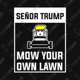 Makes Trump For Lawn_Watermark Black