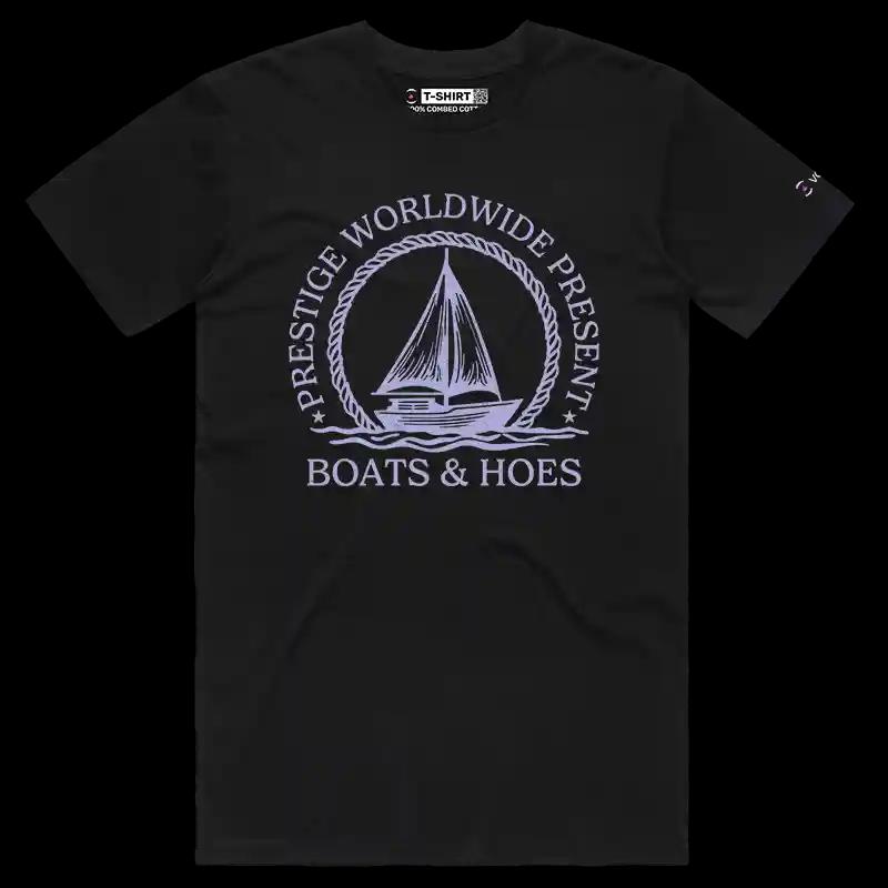 VOICEART Black Male Regular VOICEART Sail Boat Funny Sarcastic T-Shirt Premium Gags Jokes Wordplay Tee for Men and Women