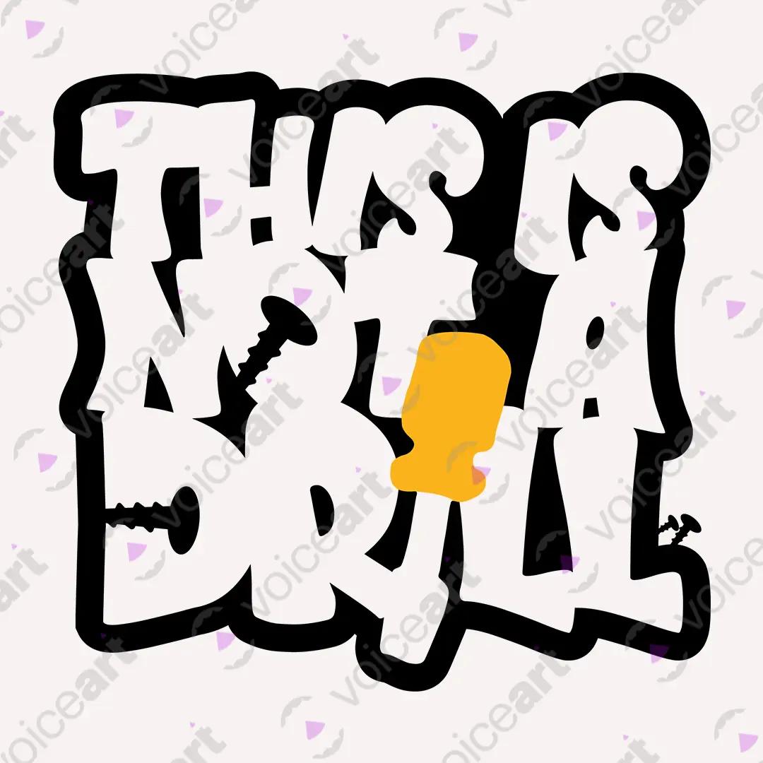 VOICEART White Watermark This Is Not a Drill Funny Graphic Tee Short Sleeve Typography T-Shirt for Men and Women