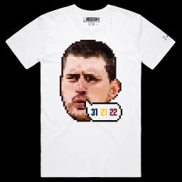 No Joke On The Court_Male STAPLE White
