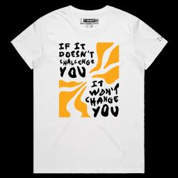 Rise To The Challenge_Female MAPLE White