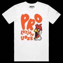 Cluck Around The Clock_Male STAPLE White