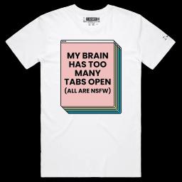 It’s A No brainer_Male STAPLE White