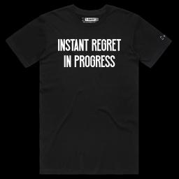 Regrets I’ve Had A Few_Male STAPLE Black