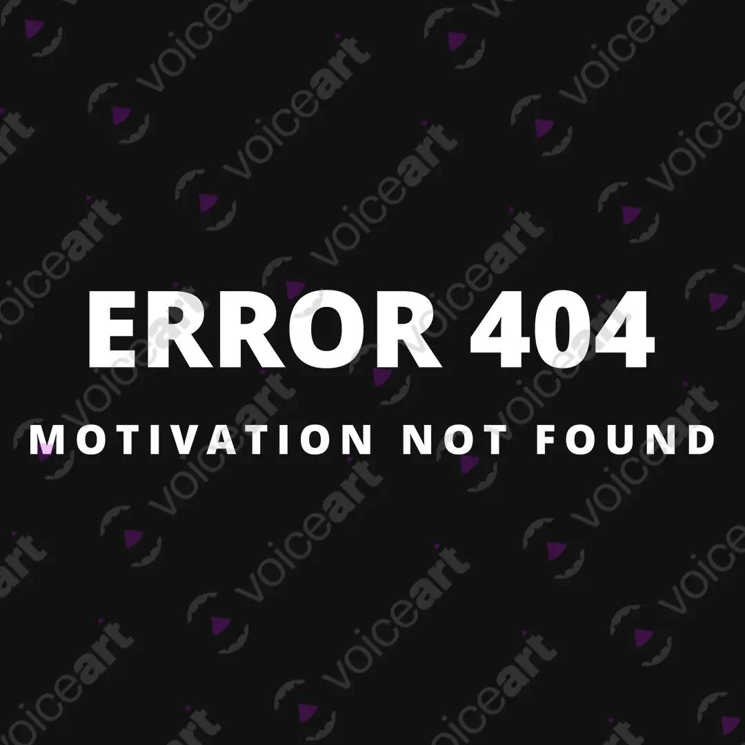 VOICEART Black Watermark Error 404 Motivation Not Found Tee Sarcastic Joke Short Sleeve Cotton T-Shirt for Men Women