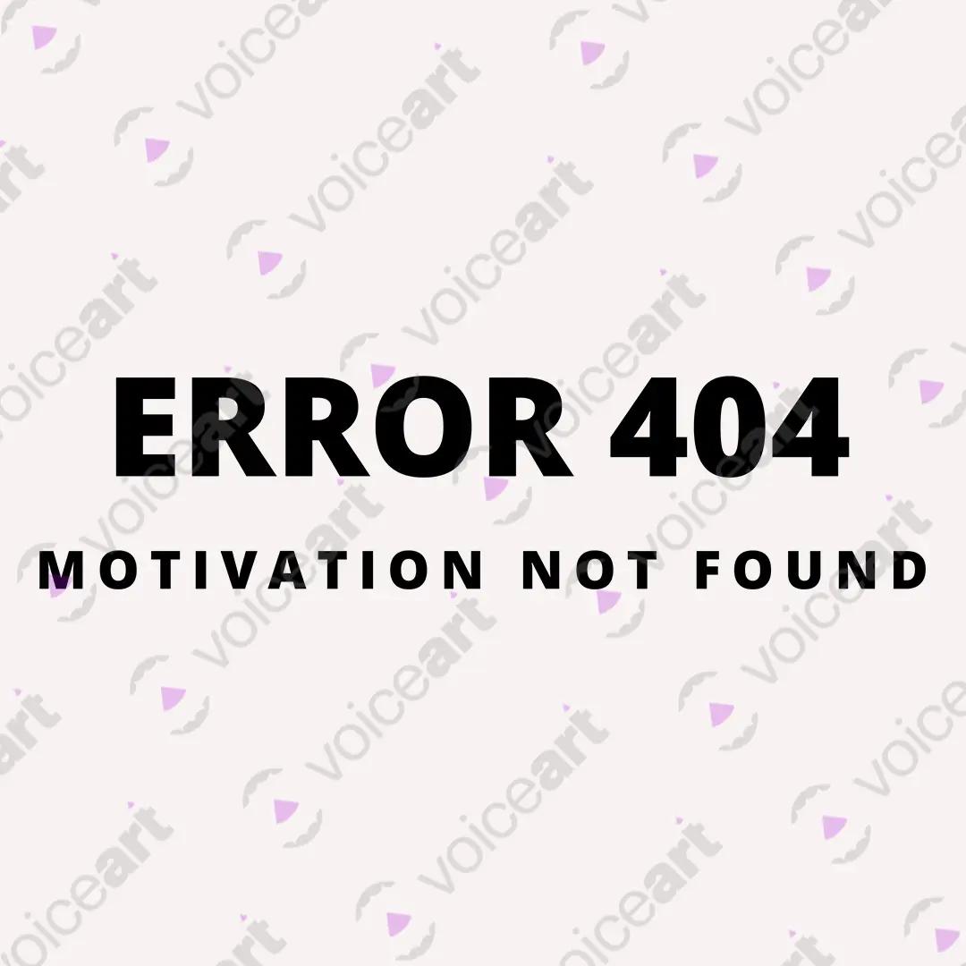 VOICEART White Watermark Error 404 Motivation Not Found Tee Sarcastic Joke Short Sleeve Cotton T-Shirt for Men Women