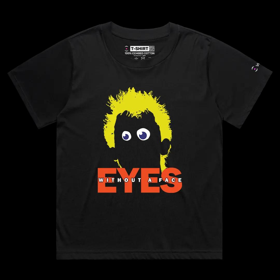 VOICEART Black Female Loose Idol Silhouette Music Graphic Tee Punk Rock Fans Short Sleeve Cotton T-Shirt for Men and Women