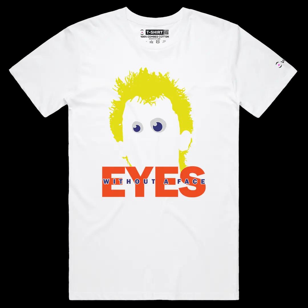 VOICEART White Male Regular Idol Silhouette Music Graphic Tee Punk Rock Fans Short Sleeve Cotton T-Shirt for Men and Women