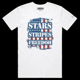 Go Fourth And Eat_Male STAPLE White