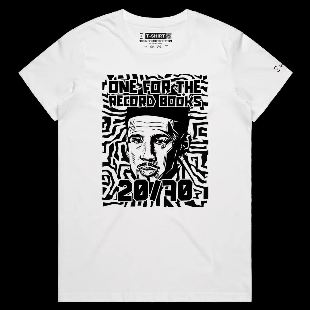 VOICEART White Female Regular Booker 70 Sports Graphic Tee for PHX Basketball Fans Short Sleeve Cotton T-Shirt Men and Women
