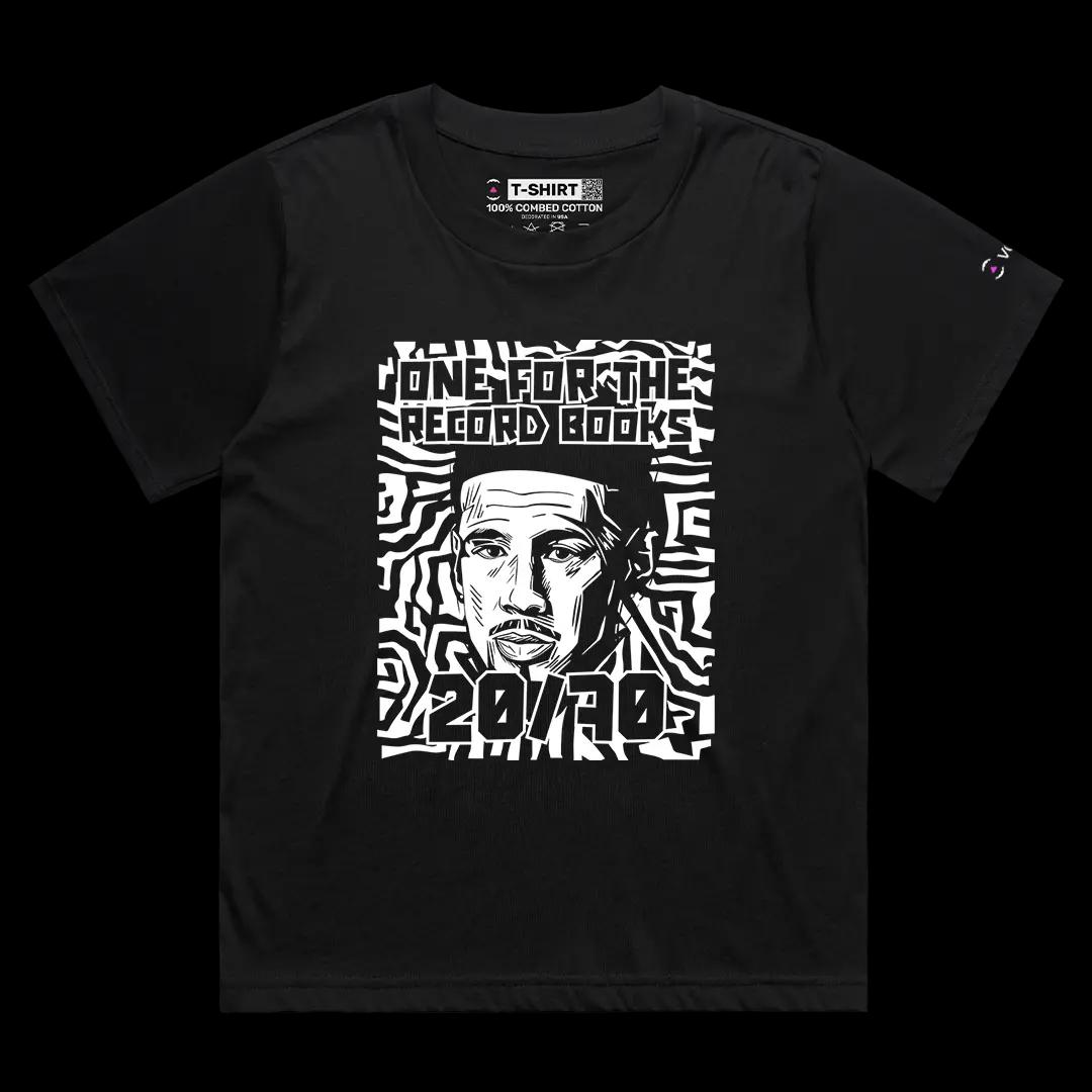VOICEART Black Female Loose Booker 70 Sports Graphic Tee for PHX Basketball Fans Short Sleeve Cotton T-Shirt Men and Women
