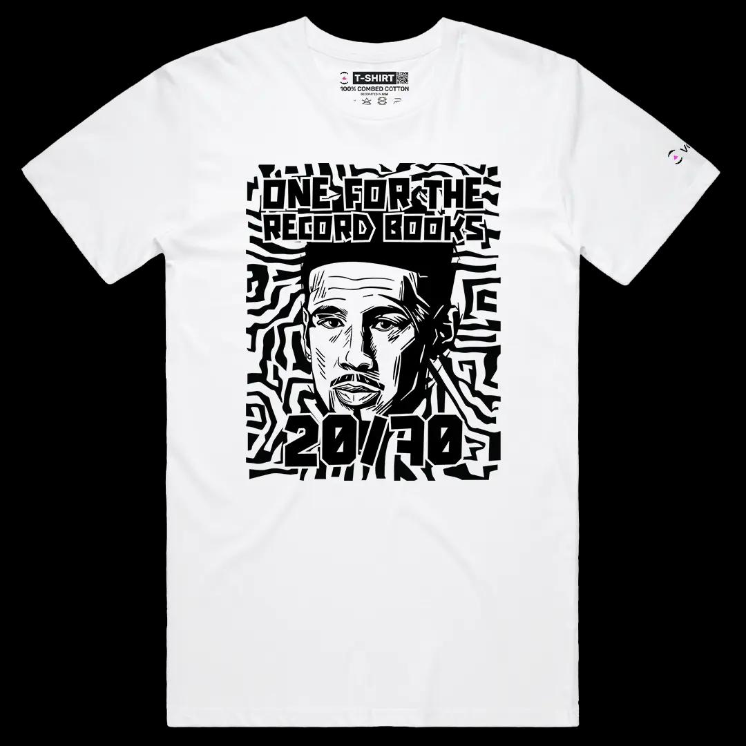 VOICEART White Male Regular Booker 70 Sports Graphic Tee for PHX Basketball Fans Short Sleeve Cotton T-Shirt Men and Women