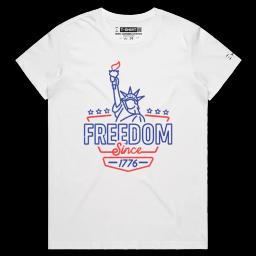Torchdown For Freedom_Female MAPLE White