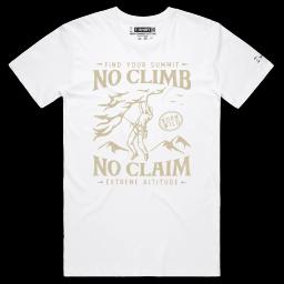 Conquer Every Summit_Male STAPLE White