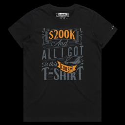 Million Dollar T-Shirt_v1_Female MAPLE copy Black