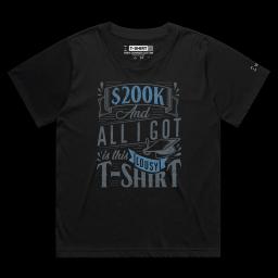 Million Dollar T-Shirt_v2_Female MARTINA BLack