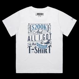 Million Dollar T-Shirt_v2_Female MARTINA White