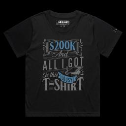 Million Dollars T-Shirt_v2_Female MARTINA Black