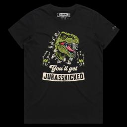 Don’t Mess With The Dinosaur_Female MAPLE Black