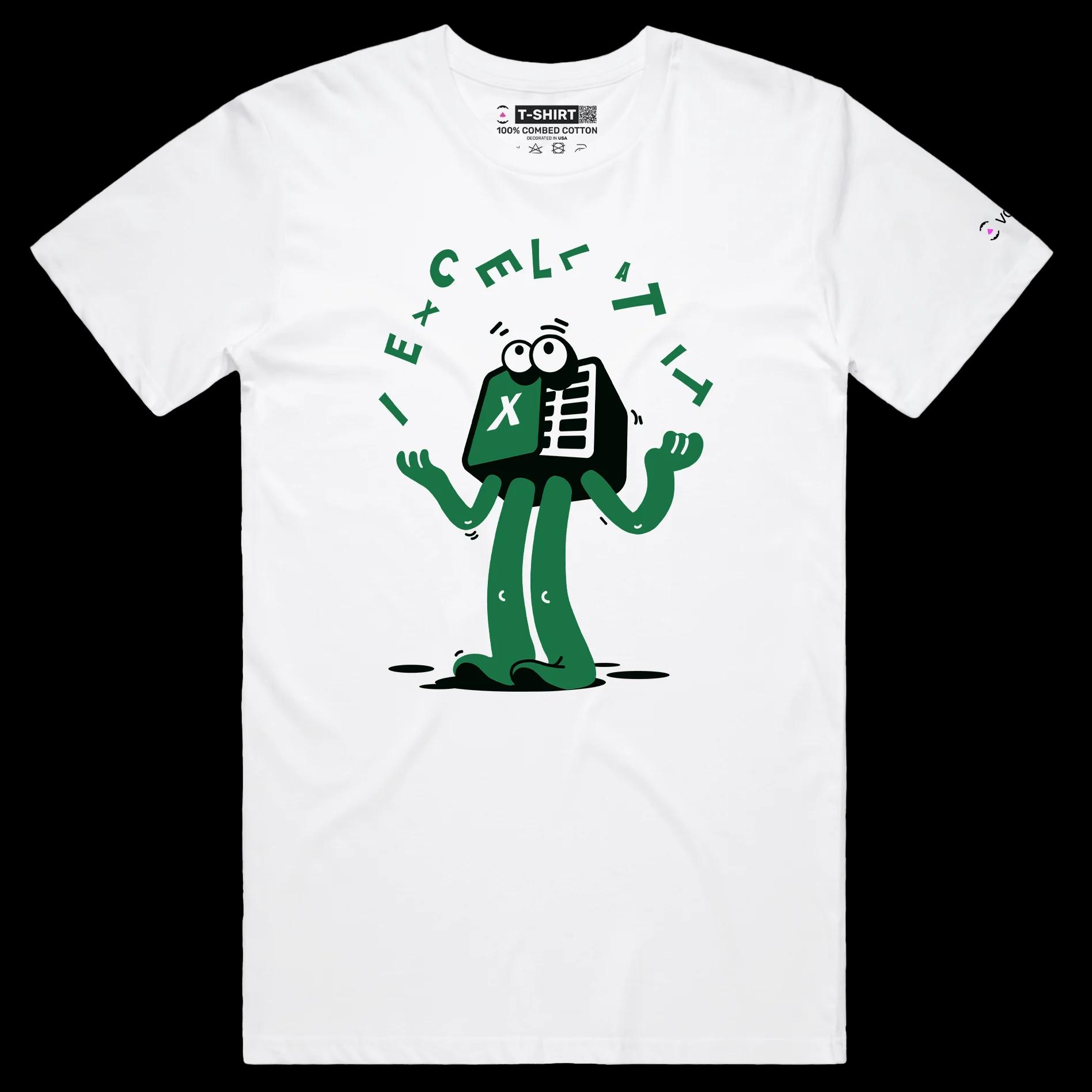 VOICEART White Male Regular Lactose Intolerant Funny tShirt Premium Graphic Design Milk Carton Prosthetic Leg Wordplay Tee