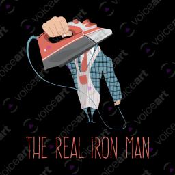 A Man Ironing That’S Off The Cuff_Watermark Black