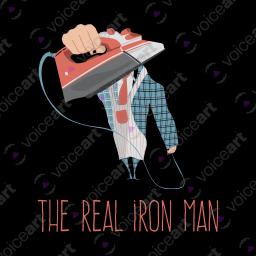 A Man Ironing That’S Off The Cuff_Watermark White