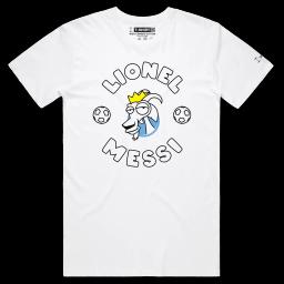 My Sporting Icons, Lionel Messi_Male STAPLE White