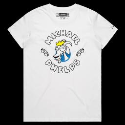 My Sporting Icons, Michael Phelps_Female MAPLE White