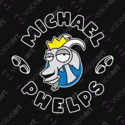 My Sporting Icons, Michael Phelps_Watermark Black