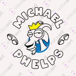 My Sporting Icons, Michael Phelps_Watermark White