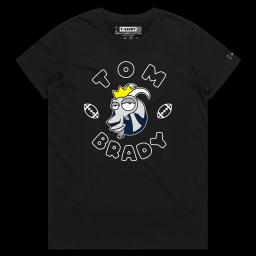 My Sporting Icons, Tom Brady_Female MAPLE Black