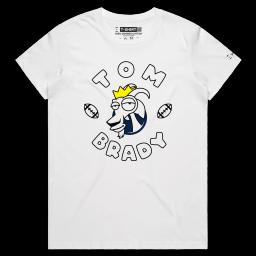 My Sporting Icons, Tom Brady_Female MAPLE White