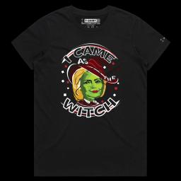 Witch Hillary Is Coming To The Party_Female MAPLE Black