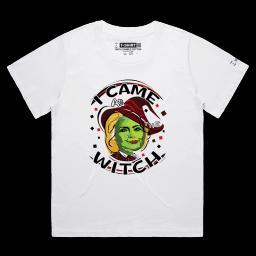 Witch Hillary Is Coming To The Party_Female MARTINA White