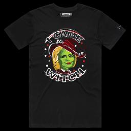 Witch Hillary Is Coming To The Party_Male STAPLE Black