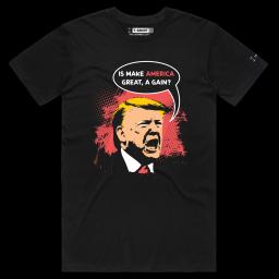 Donald Trump MAGA – Gain Or Losses_Male STAPLE Black