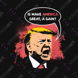 Donald Trump MAGA – Gain Or Losses_Watermark Black