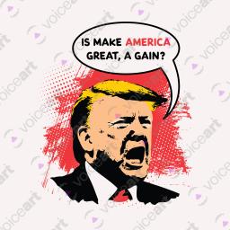 Donald Trump MAGA – Gain Or Losses_Watermark White