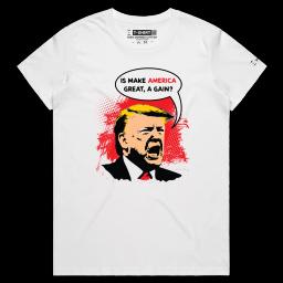 Donald Trump’s MAGA – Gain Or Losses_Female MAPLE White