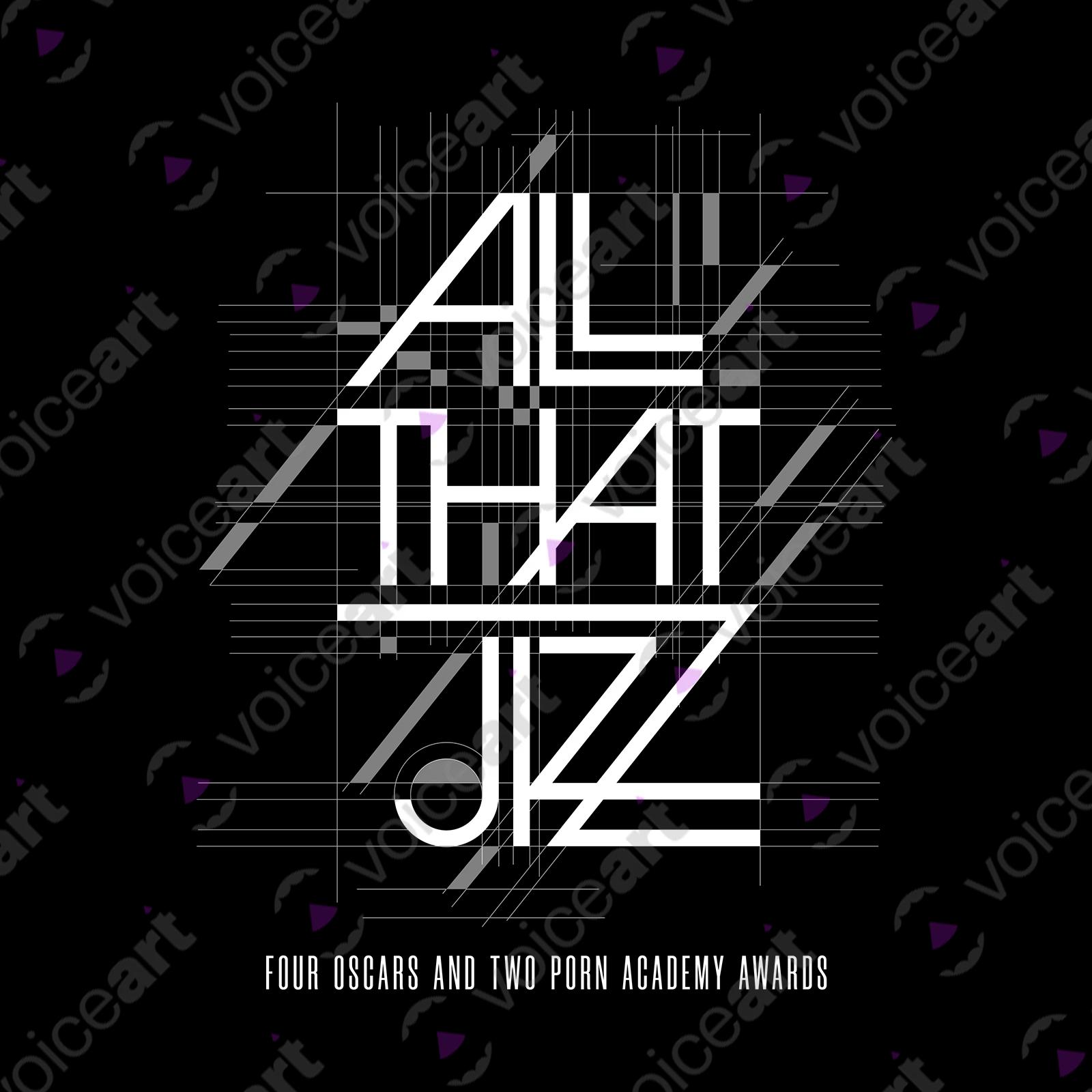 VOICEART Black Watermark Porn Academy Funny T-Shirt Premium Quality Graphic Oscar Movie Awards Tee with Play on Words