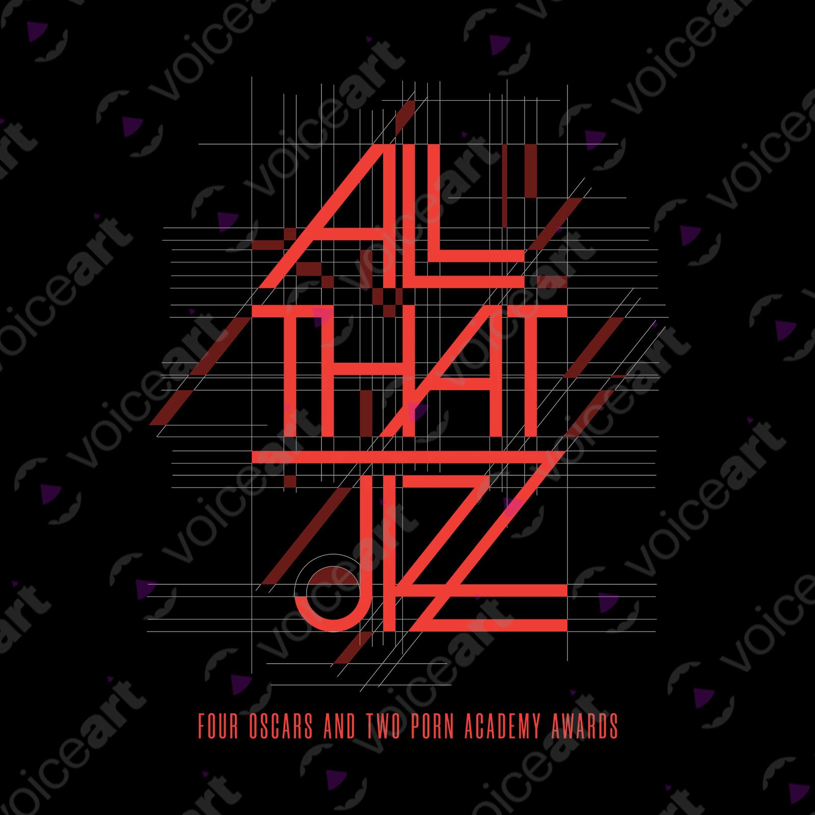VOICEART White Watermark Porn Academy Funny T-Shirt Premium Quality Graphic Oscar Movie Awards Tee with Play on Words